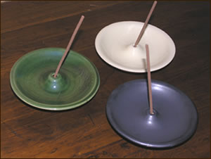 Round Flat Incense Burners